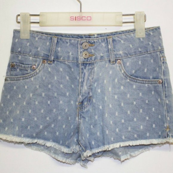 Levis Jean Shorts Size S Distressed Raw Hem 100% Cotton - Picture 5 of 9